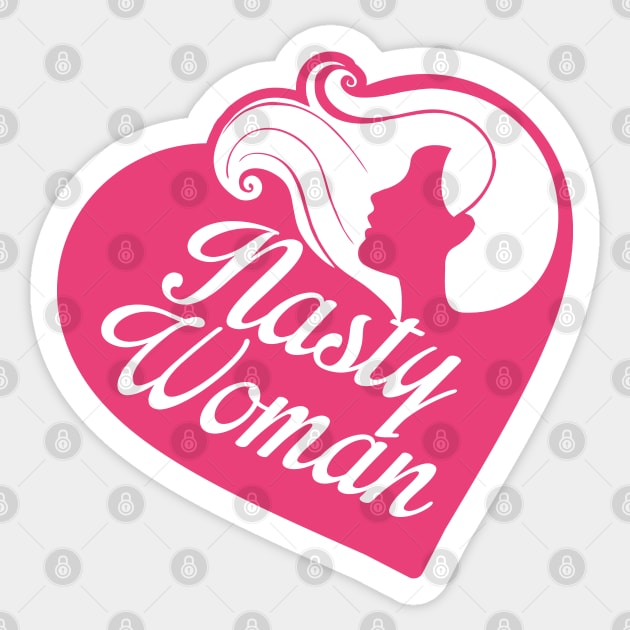 Nasty Woman Sticker by VectorPlanet